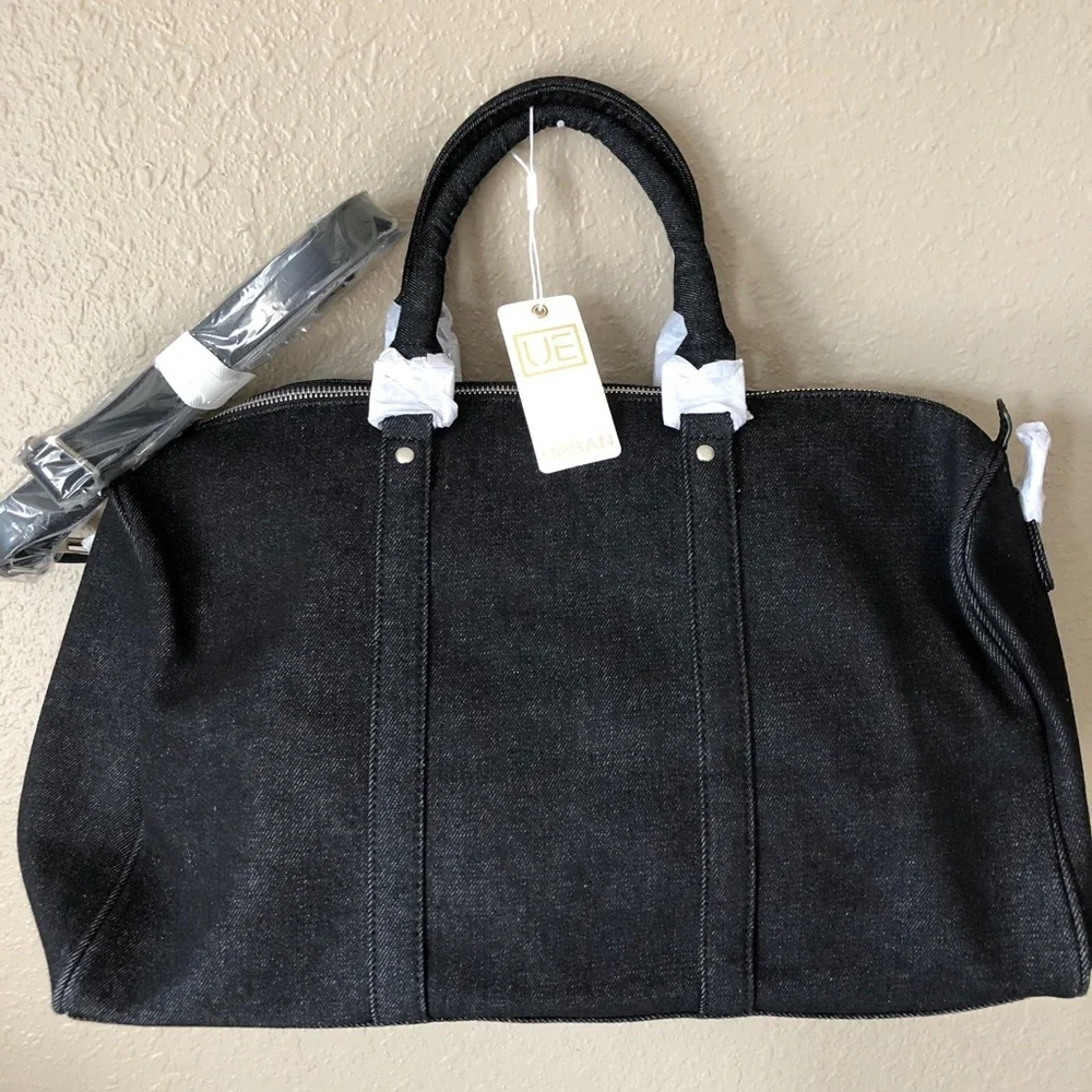 Urban Expressions Miles Denim Duffle Bag - Picture 4 of 6